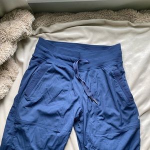 Lululemon blue studio pants lined size 4